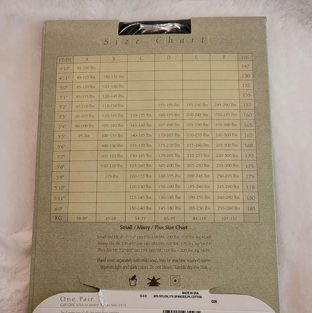 Legacy Legwear Body Shaper Pantyhose Size B Color Black New In Box